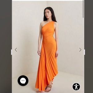 A.L.C. Delfina Dress, size 2, orange, worn 1x